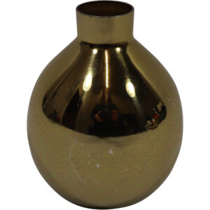 Metal vase d.7x9.5cm