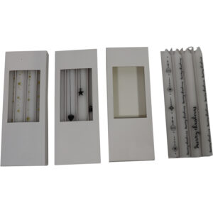 Paraffin candle S/4
