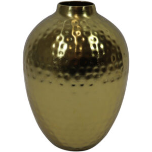 Metal vase d.14x21cm