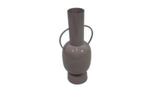 Metal vase 15.5x12.5x35cm