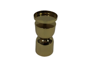 Metal pillar candle holder d.11x22cm