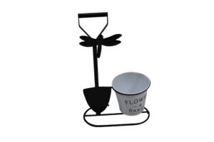 Metal flower pot 19x10.5x30.5cm