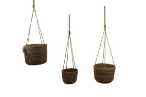 Grass hanging basket S/3