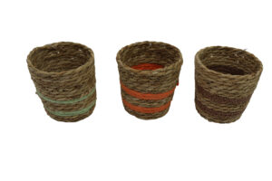 Grass basket d.12.5x12.5cm