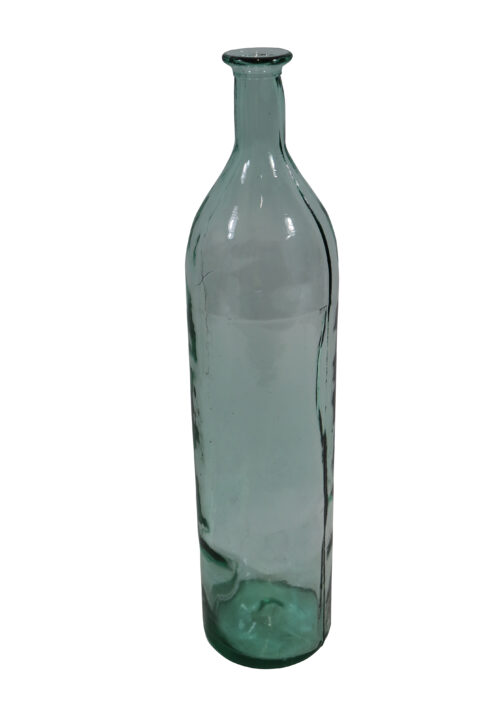 Glass bottle d.12x53.5cm
