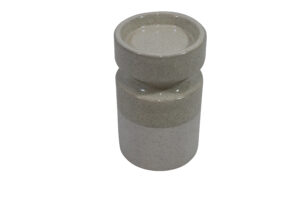 Ceramic pillar candle holder d.11x18.5cm