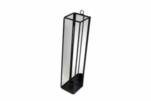 Metal hanging taper candle holder 8x8.5x38cm