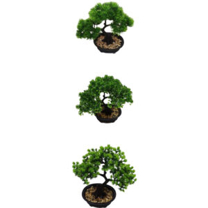 Bonsai tree in plastic pot 26cmH