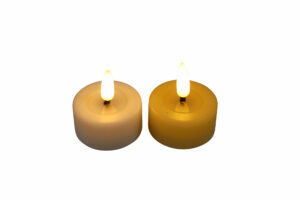 Plastic Led tealight w/melting effect d.4.5x5cm S2