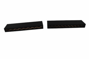 Mdf wall shelf w/Led 38x10x4cm