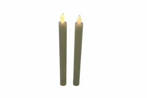 Wax Led taper candle S/2