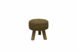 Seagrass stool d.27x27cm