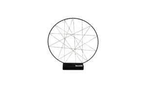 A23122822.jpg Metal decoration stand w/Led 30x6x32cm