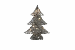 Metal tree w/Led 27.5x8x35cm