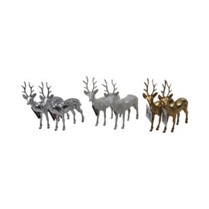 Plastic reindeer 14x3.5x17cm S/2