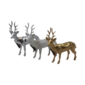 Plastic reindeer 14x3.5x17cm