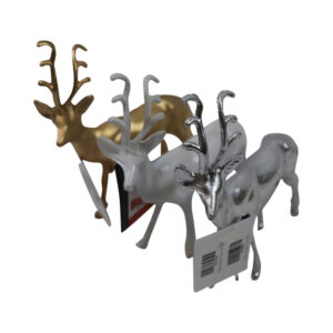 Plastic reindeer 12x3x14cm