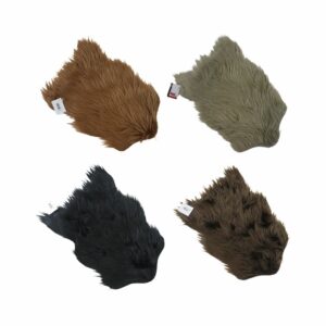 Deco mat fake animal fur 27.5x40cm, 500GSM