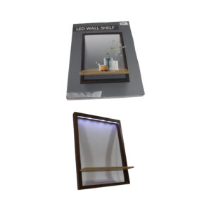 Mdf wall shelf w/Led 34x44.5x10cm