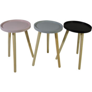 Mdf table round dia 30x48cm