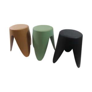 PP stool with PU top d.40x46cm