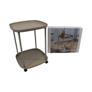 Plastic table w/casters 39x39x51cm