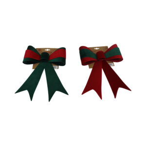 Velvet bow 27x32cm