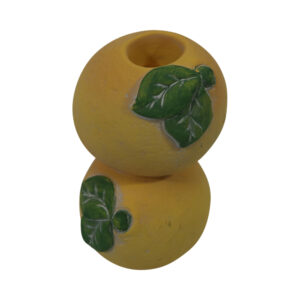 Cement taper candle holder 8x7.5x13cm