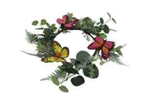 Butterfly wreath d.35cm