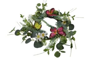 Butterfly wreath d.40cm