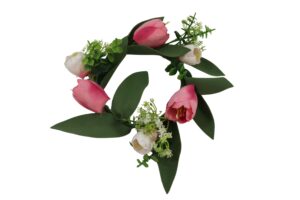 Tulip wreath d.23cm