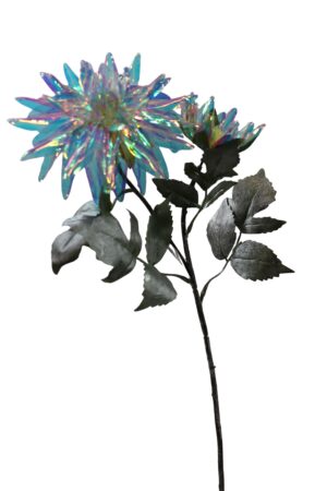 Dahlia spray foil 60cmL