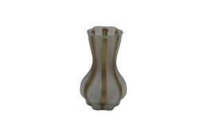 Glass vase d.9x15cm