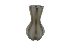 Glass vase d.13.5x25cm