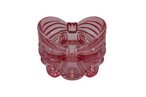 Glass taper candle holder 10x8.5x9cm