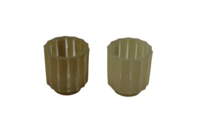 Glass tealight holder d.8x8.5cm