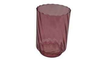 Glass vase d.13x19cm