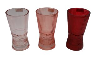 Glass vase d.12.5x22.5cm