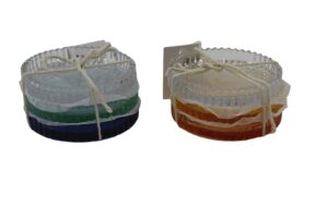 Glass coasters S/3