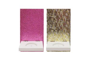 Mdf wall tealight holder S/2