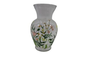 Glass vase d.15.5x27cm