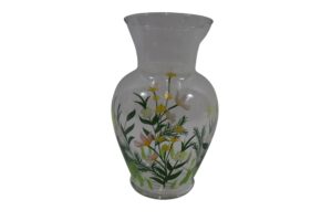 Glass vase d.15.5x27cm