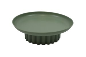 Metal tray d.25.5x8cm