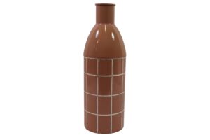 Metal vase d.15x46cm