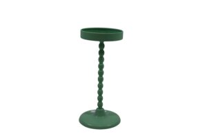 Metal pillar candle holder d.12x26cm