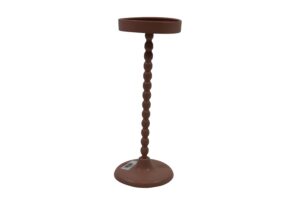 Metal pillar candle holder d.12x30.5cm