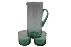 Glass pitcher 1790ML + drinking glass S/3