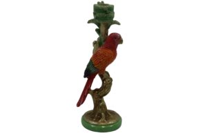 Polyresin taper candle holder 8.5x10x25.5cm