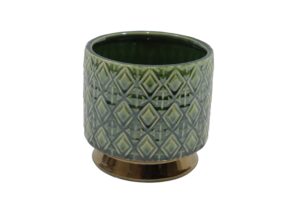 Ceramic flower pot d.14.5x14cm
