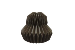 Linen origami lamp d.40x37cm